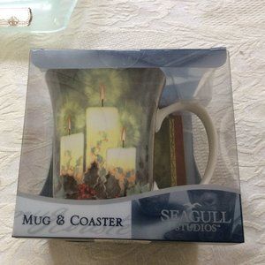 Mug and Coaster Set from Seagull Studios - Heavenly Lights